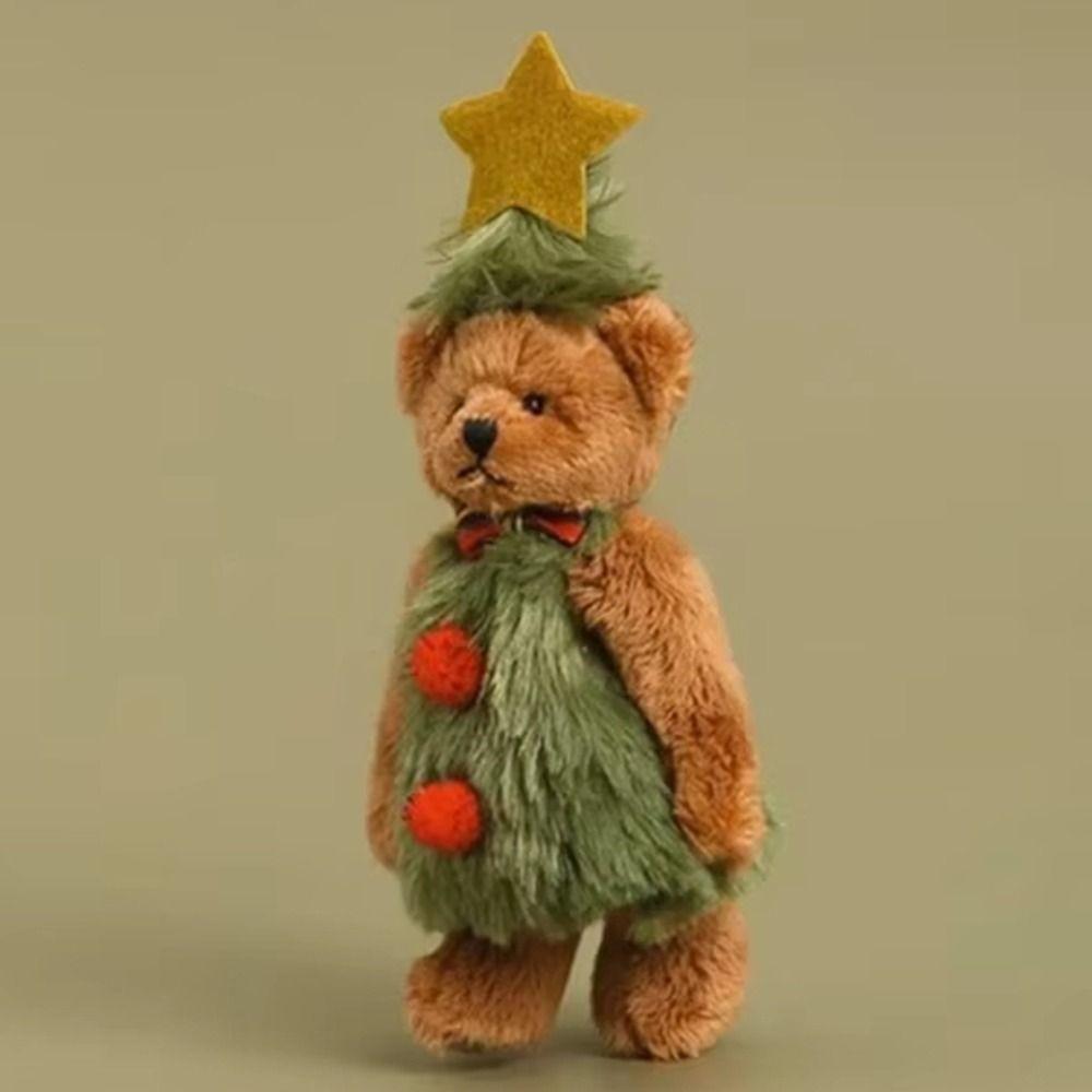 Cartoon Christmas Plush Bear Lovely Cute Bear Plush Dolls  Christmas Decoration