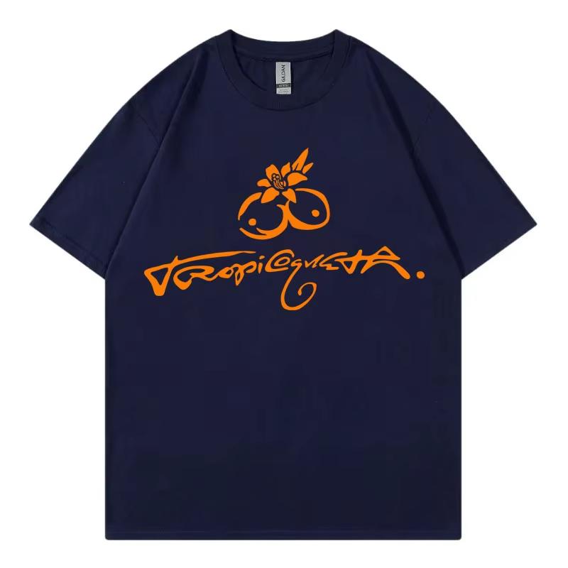 Karol G Tropicoqueta 2025 New Album Logo Graphic T Shirts Harajuku Pop Music Short Sleeve T-shirt Men Women Y2k Fashion T-shirts