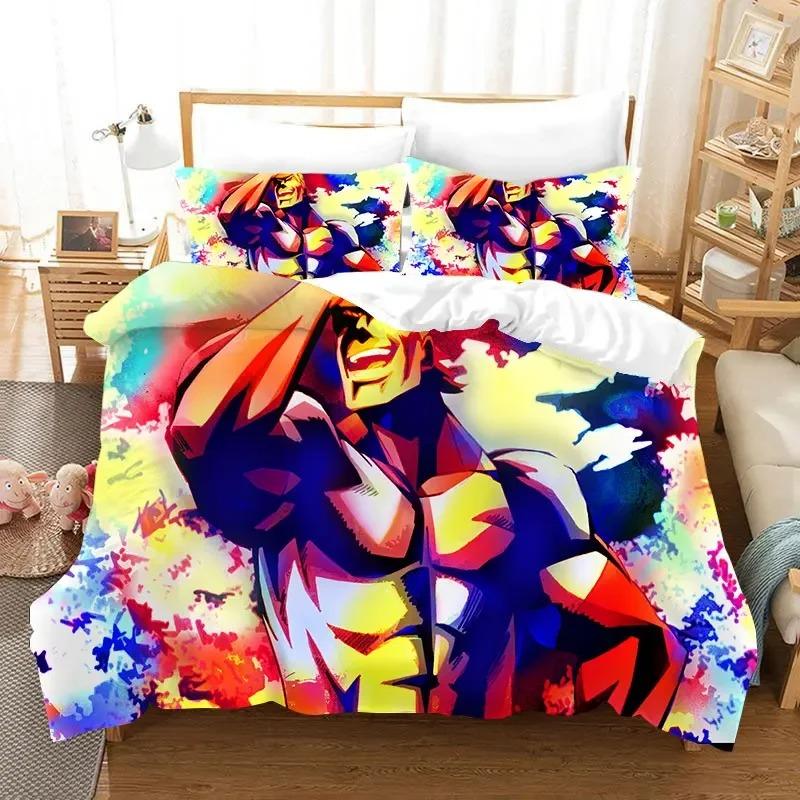 My Hero Academia 3D Printed Duvet Case Pillowcase Bedding Set Twin Full King for Kids Adults Bedroom