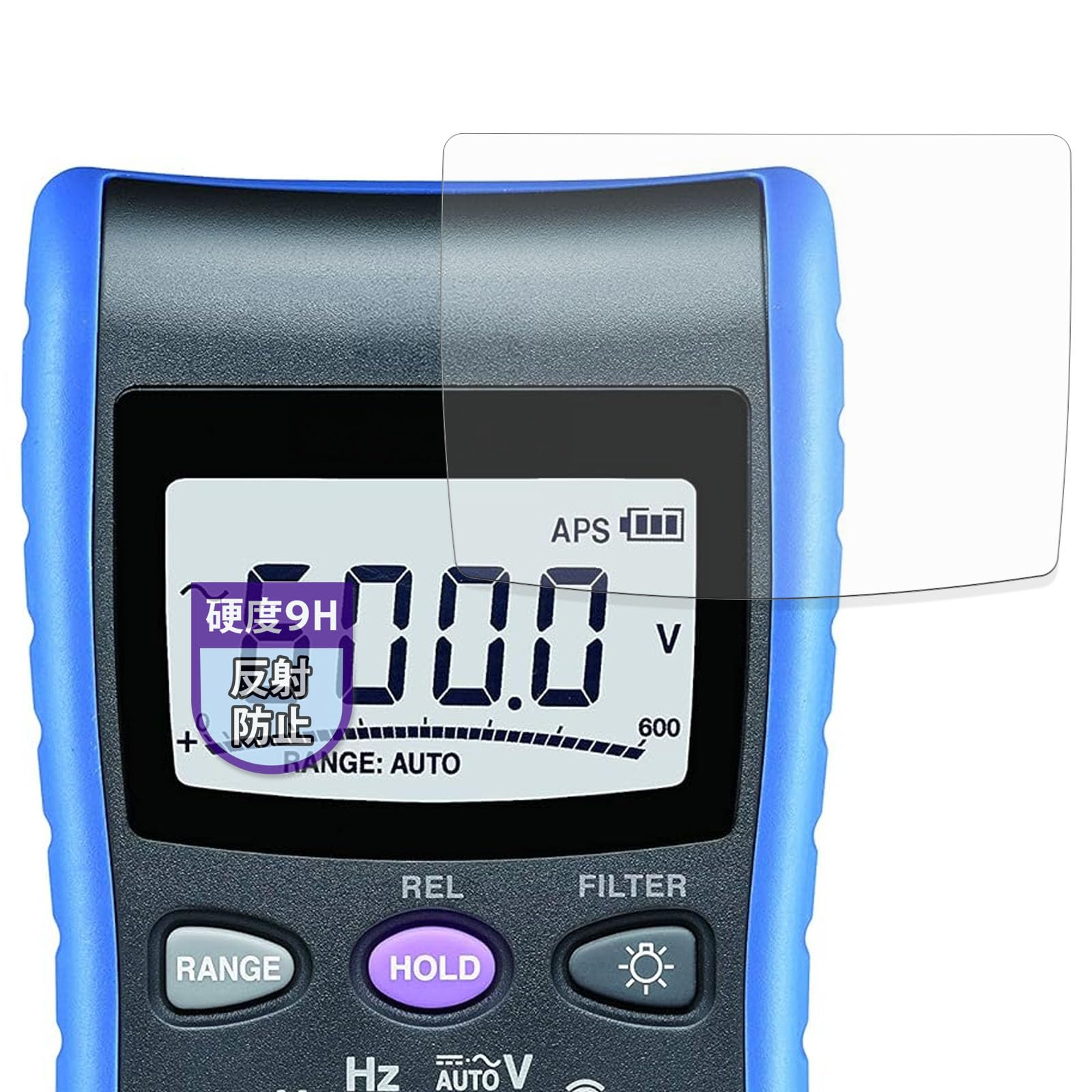 

Захисна плівка MotoMoto Fiber для цифрових мультиметрів Hioki та Надтонка DT4221, DT4222, DT4223, DT4224, Зроблено в Японії, Антивідблискова,