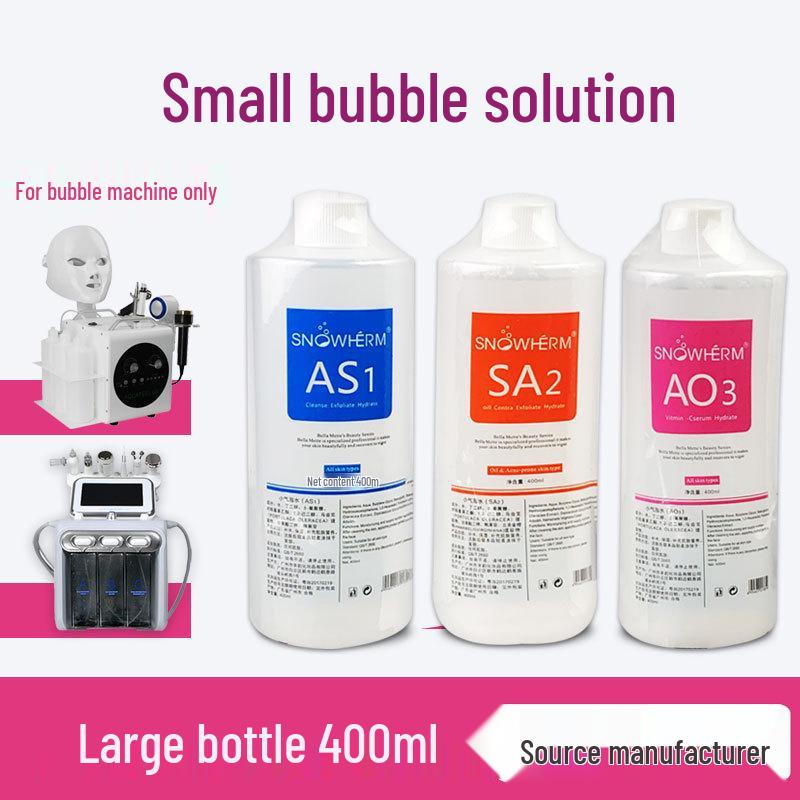Korean Small Bubble Skin Management & Hydrating Beauty Instrument with SA2 AS1 Solution