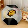 Nirvana Print 8?Ribs Automatic Umbrella Wind Resistant Lightweight Folding Umbrella For Outdoor Travel