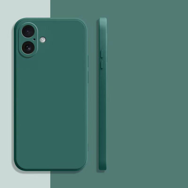 Luxury Shockproof Silicone Protective Phone Case For iPhone 17 16 15 14 Plus 13 12 mini 11 Pro Max 16E 17E Air Matte Soft Cover