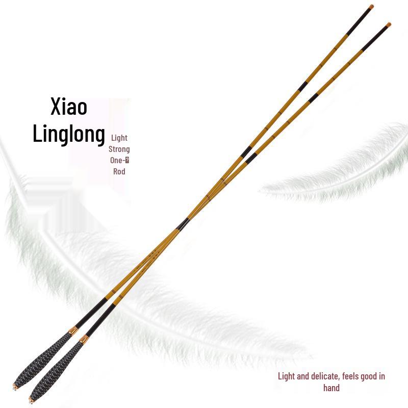 Xiaolinglong 46 Action Carbon Crucian Fishing Rod - Lightweight, Durable & Comfortable.