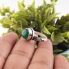 Green Onyx Gemstone Jewelry, 925 Sterling Silver Women's Ring. Handmade Attractive Silver Jewelry For Wedding Gift