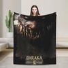 Mortal Kombat Smoke MK Blankets Fleece Warm Throw Blankets for Bedroom Sofa Bedspread