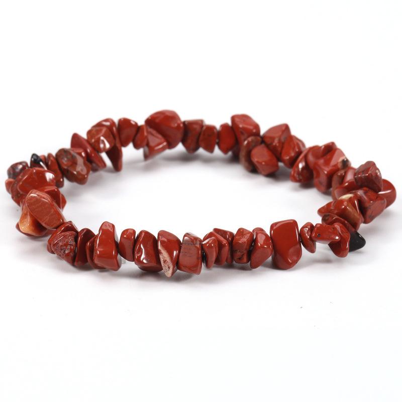 Amethyst & Amazonit Splitstein Elastisches Armband