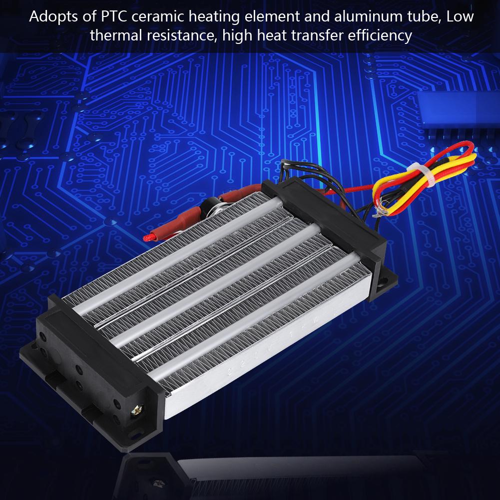 1000W AC DC 220V Insulated PTC Ceramic Air Heater Heating Element