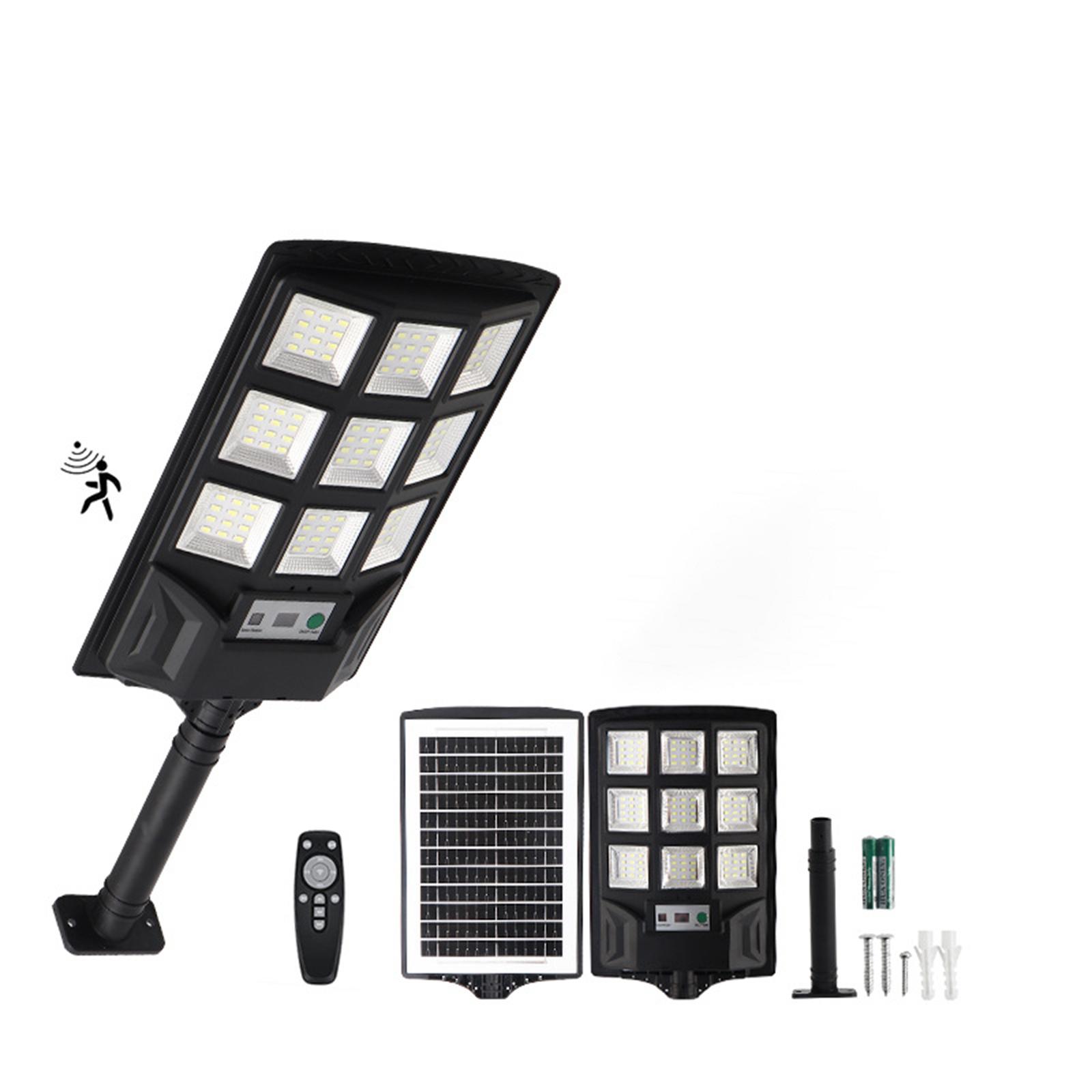 

Солнечный датчик света, уличный водонепроницаемый садовый светильник, трехсторонний светящийся встроенный светодиодный датчик света 300W-white light белый