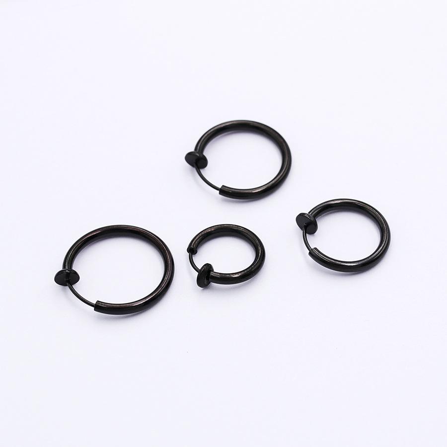Stainless Steel No-Pierce Spring Ear Clips - Unisex & Invisible Spiral Design