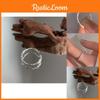 Chic 925 Sterling Silver Fashion Ring For Women Adjustable Open Design Perfect For Gifting