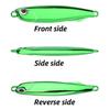 5PCS Metal Cast Jig Spoon 20/40/60g Shore Casting Jigging Fish Sea Bass Fishing Lure Artificial Bait Tackle Box