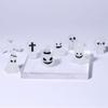 8pcs Glowing In Dark Mini Ghost Ornaments Halloween Pumpkin Ghost Decor  Micro Landscape Decorations