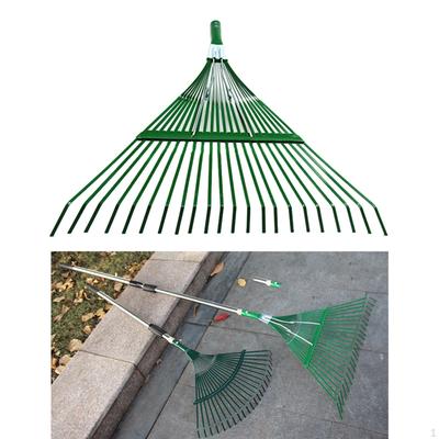 Gartenrechenkopf mit 22 Zinken zum Sammeln von Laub und Mulch