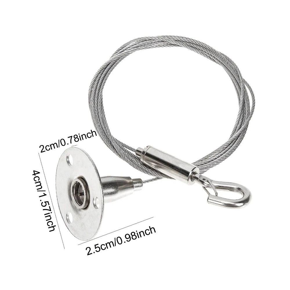2Pcs Heavy Duty Picture Hanging Wire Adjustable Stainless Steel Cable Hanging Set Billboard