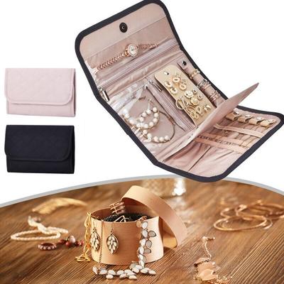 Foldable Jewelry Organizer Book Design Jewelry Case  for Rings/Necklace/Earrings