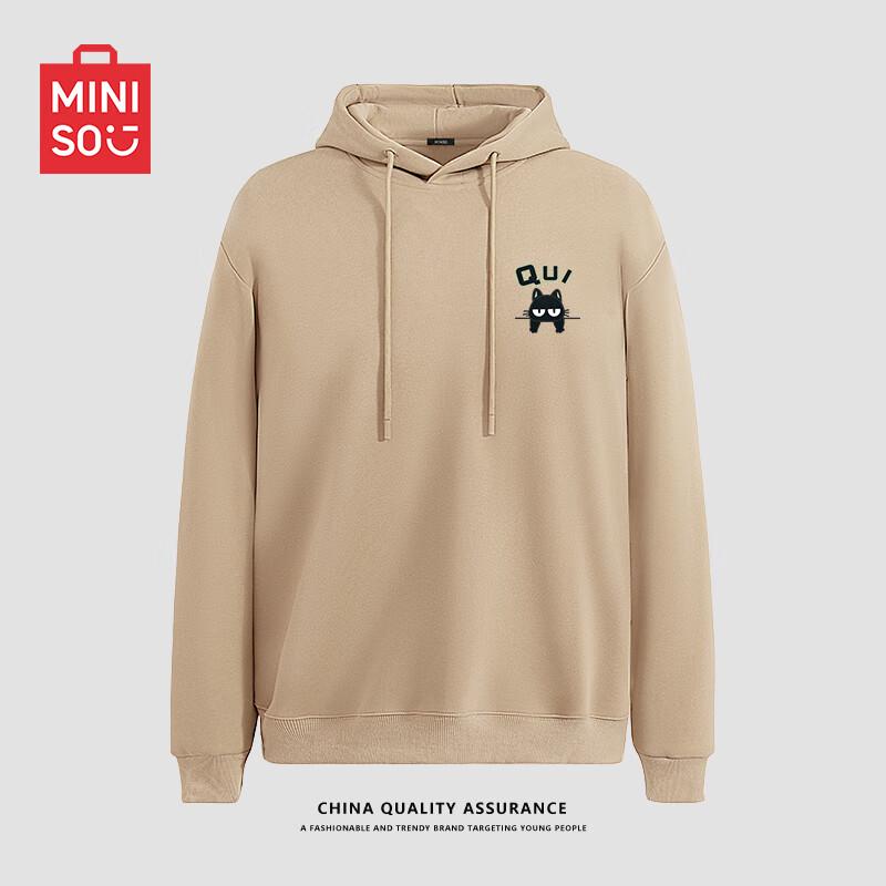 

MINISO Z Series Unisex Heavyweight Hooded Pullover Sweatshirt with Cat Graphic 3XL