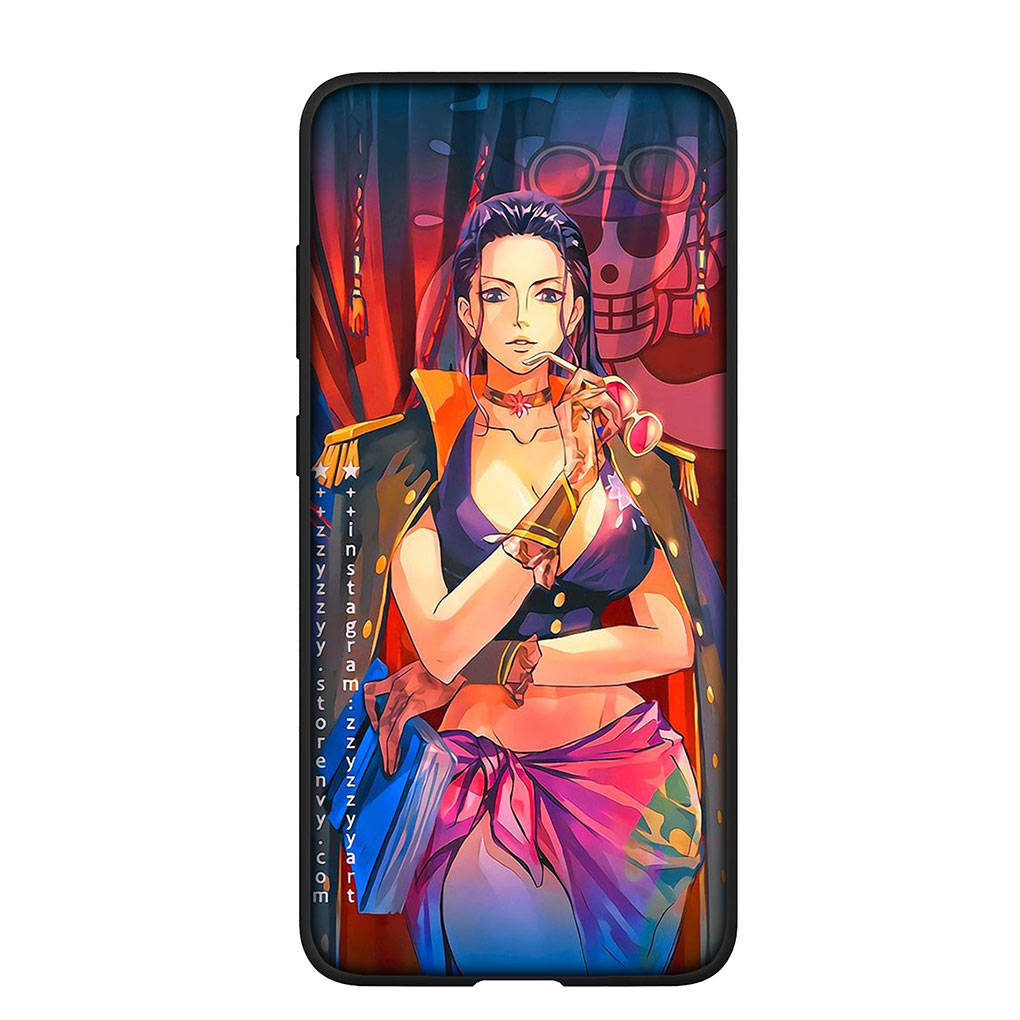 Handyhülle für Samsung Galaxy S25 S24 S23 iPhone 16 15 Xiaomi Redmi Note 14 13 12 16E 11 Pro Max XR OPPO Moto Huawei Luffy One Piece Nico Robin Hülle
