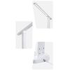 LED Folding Table Lamp USB Charging Eye Protection Desk Lamp Touch Control for Bedroom Office StudyIvory White