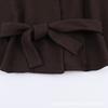 Womens 2026 Short Wool-Blend Coat With Belted Waist Stand Collar Batwing Sleeve Streetwear Chic Outerwear