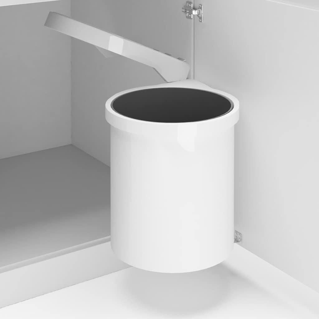 Built in Kitchen Trash Can Plastic 12 L