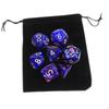Acrylic Dices D10 D4 Game D12 with Storage Pouch Party