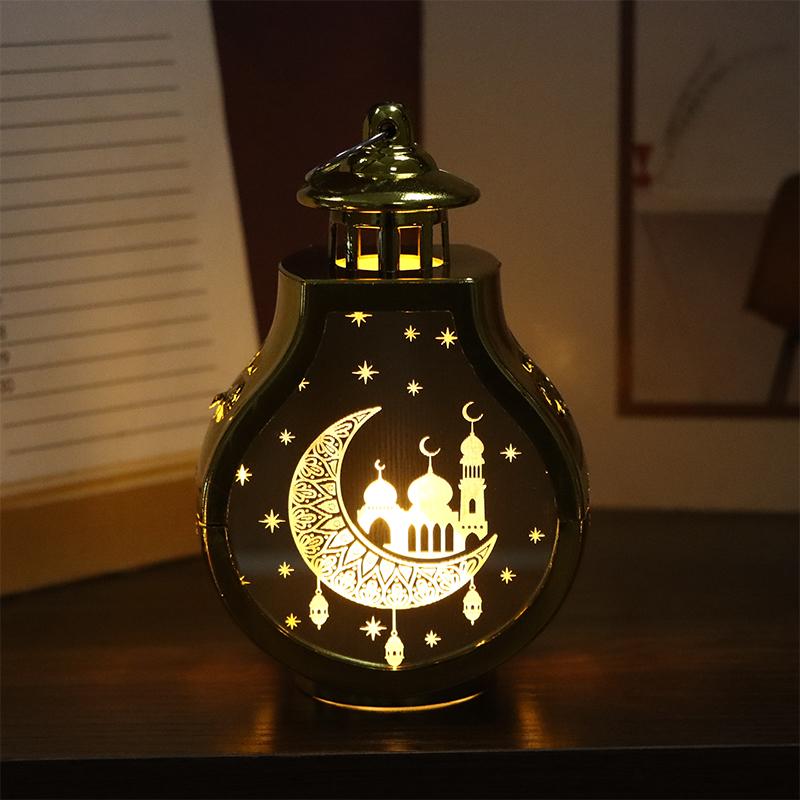 2026 Ramadan Decoration Led Lantern Light Eid Mubarak Star Moon Castle Lights Eid Mubarak For Ramadan Kareem Home Decor