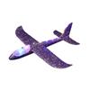 Hand Launch LED Glider Aircraft DIY Night Glow Flying Toy Outdoor Fun Gift for Kids Teens Boys Girls Birthday Party
