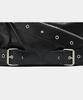 Etre Au Sommet Strap Belt Eyelet Cross Big Bag (Black)