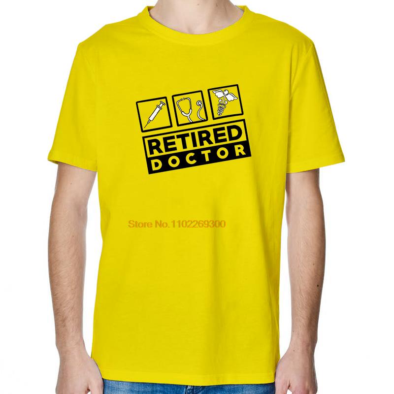 Retired Doctor Funny Birthday Gift TShirt Unisex Fashion Graphic T Shirts Cotton Streetwear Short Sleeve TShirt Print T Shirt