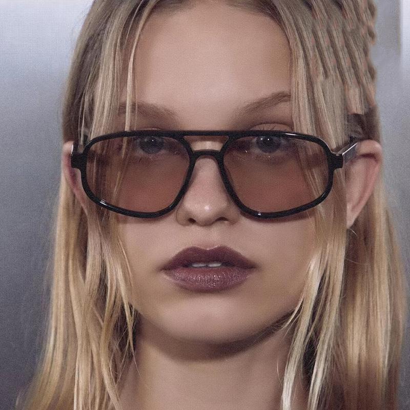 Wielokątne damskie luksusowe marki kocie okulary męskie designerskie odcienie gradientowe dla kobiet UV400 Lentes