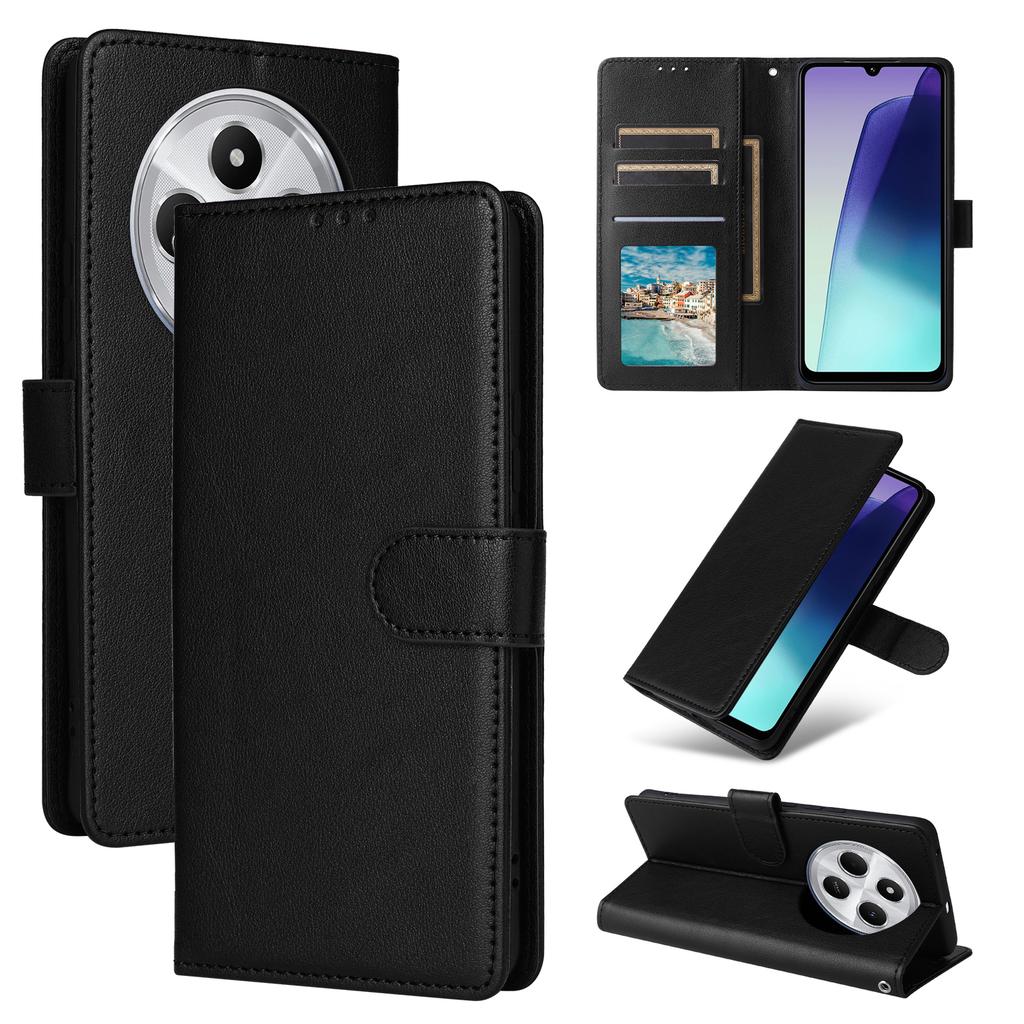 For Xiaomi Poco C75 4G/Redmi 14R 5G/14C 4G Case Wallet Stand View PU Leather Phone Cover