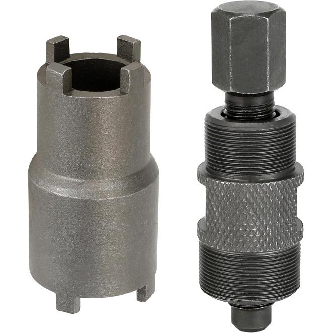 HIAORS Stator Magneto Flywheel Puller Removal Tool 24Mm & 27Mm And Clutch Lock Nut Spanner Tool Socket 20Mm & 24Mm For GY6 50 125 150Cc Motorcycle