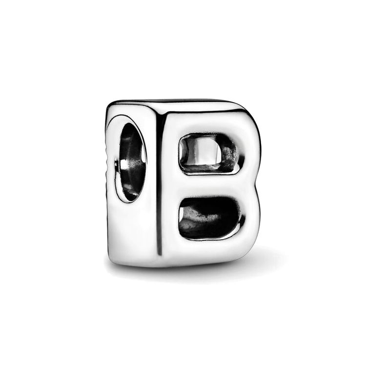 Pandora Moments Letter B Charm Women Charm Silver 797456 Silver,F