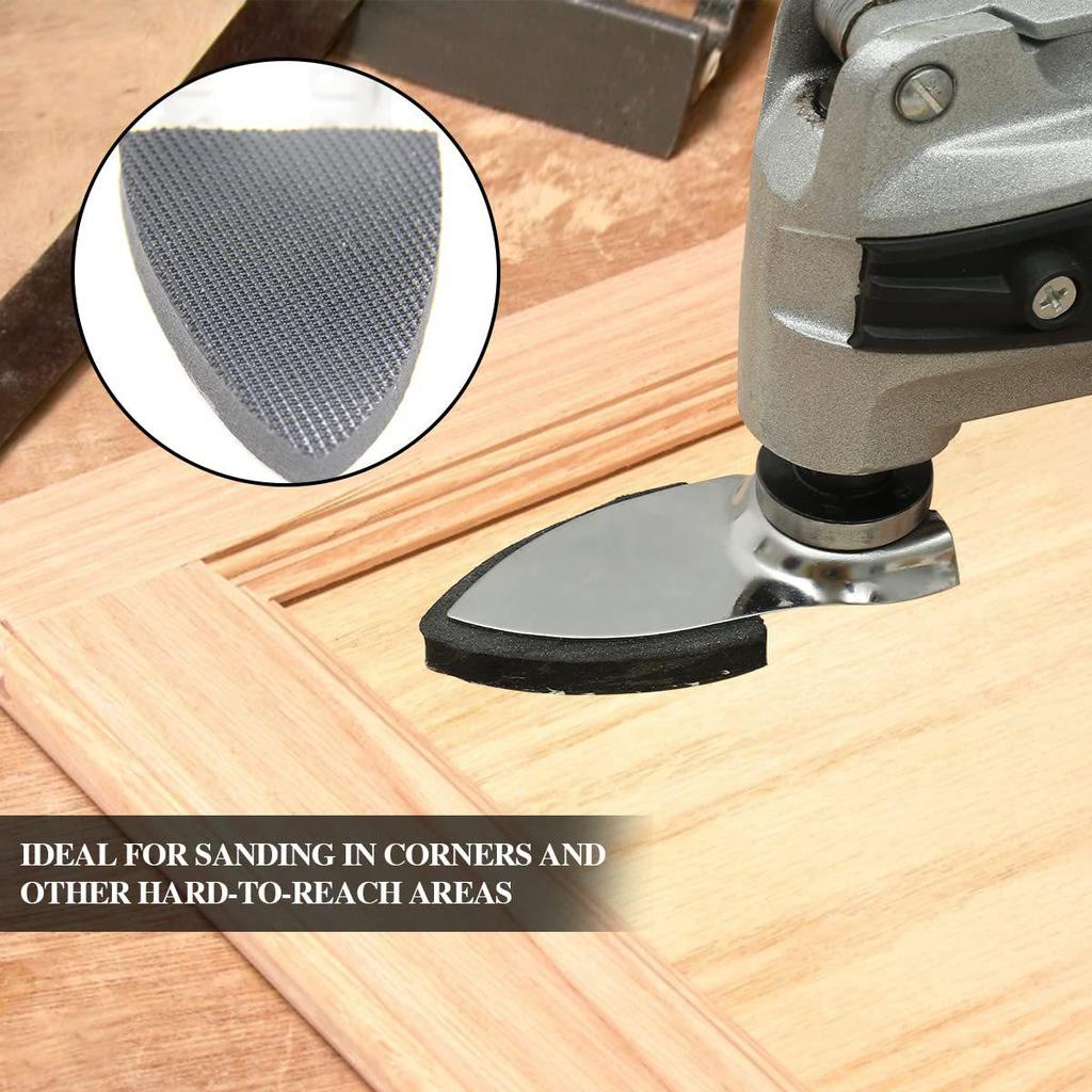 156-Piece Triangle Sandpaper & Oscillating Saw Accessories Set for Grinding, Polishing & Quick Release