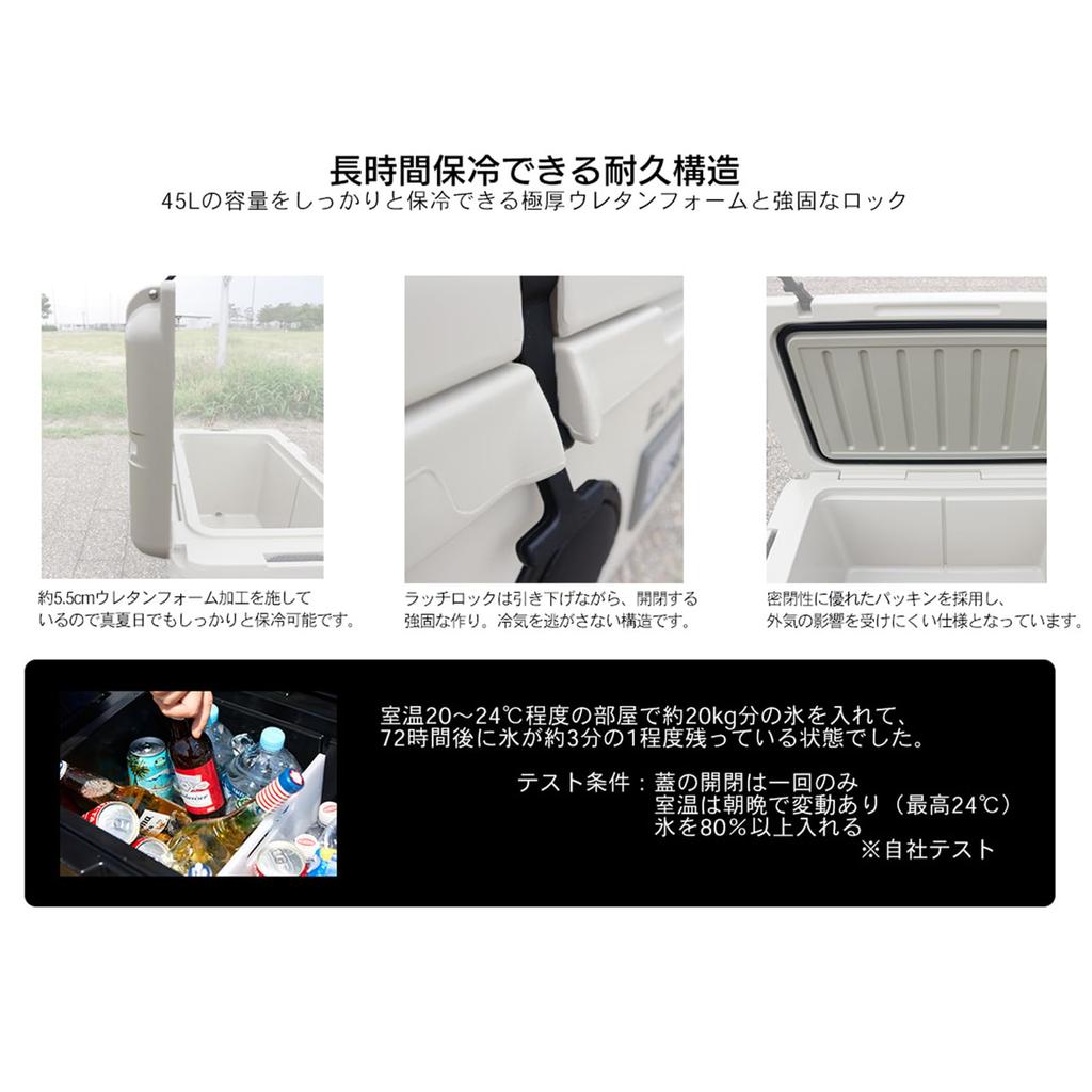 SUNGA Cooler Box 45L Bluetooth Speaker Black Large Cooler Bag Outdoor Camping Fishing Barbecue Cooler Coolerbox Cold Storage Built-in