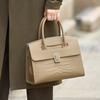 Spring Women's Commuter Crossbody Bag, High-end Feel, Large Capacity, Women's Genuine Leather Single-shoulder Tote Bag