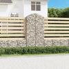 Arched Gabion Basket 100x30x200/220 Cm Galvanized Iron
