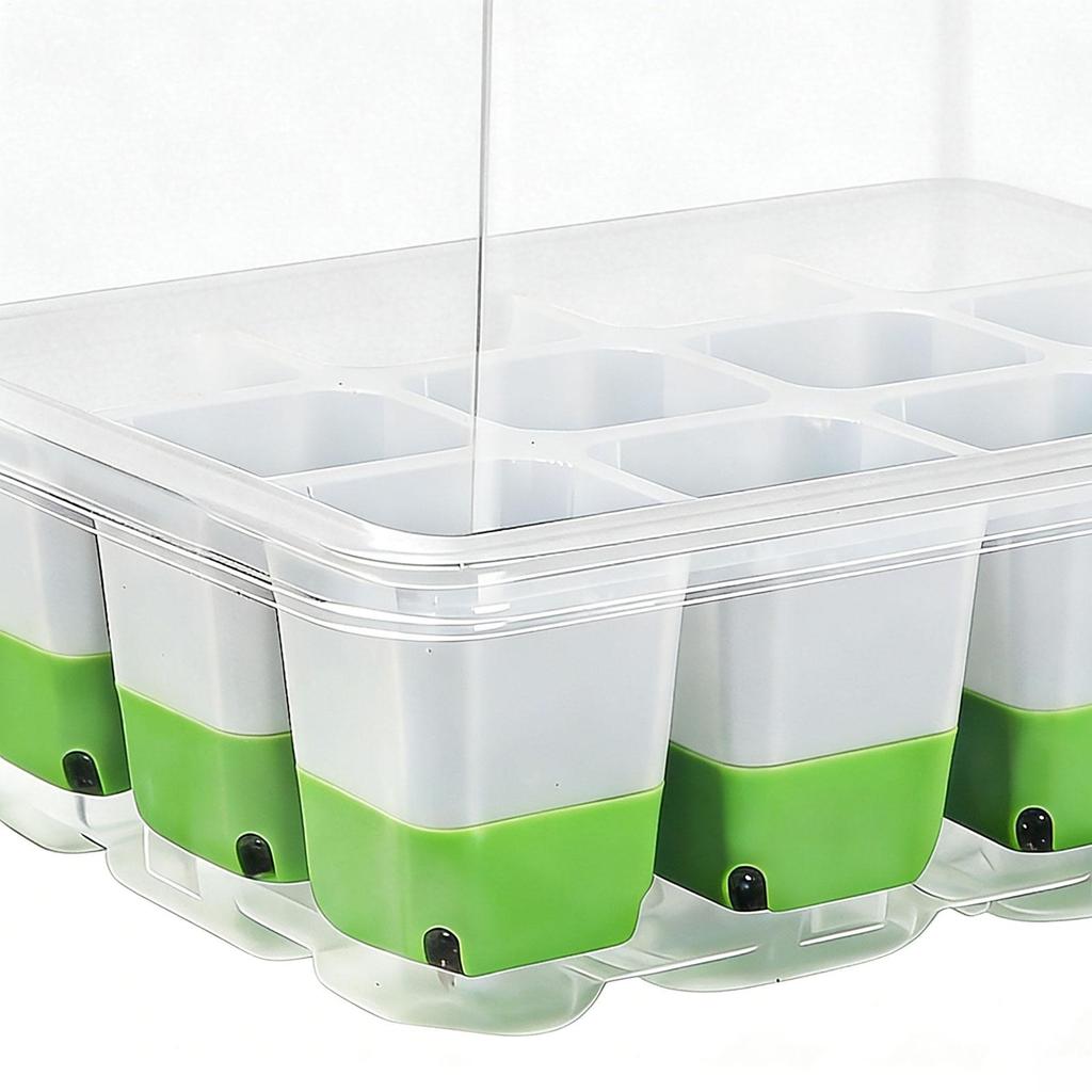 Silicone 12 Hole Seedling Pot Silicone Seedling Starter Trays For Starting Plant Seeds Garden Plant Nursery Pot For Tomato