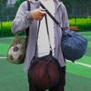 Basketball Bag Crossbody Drawstring Mesh Storage Shoulder Sports Ball Organizer Pouch Carrying with