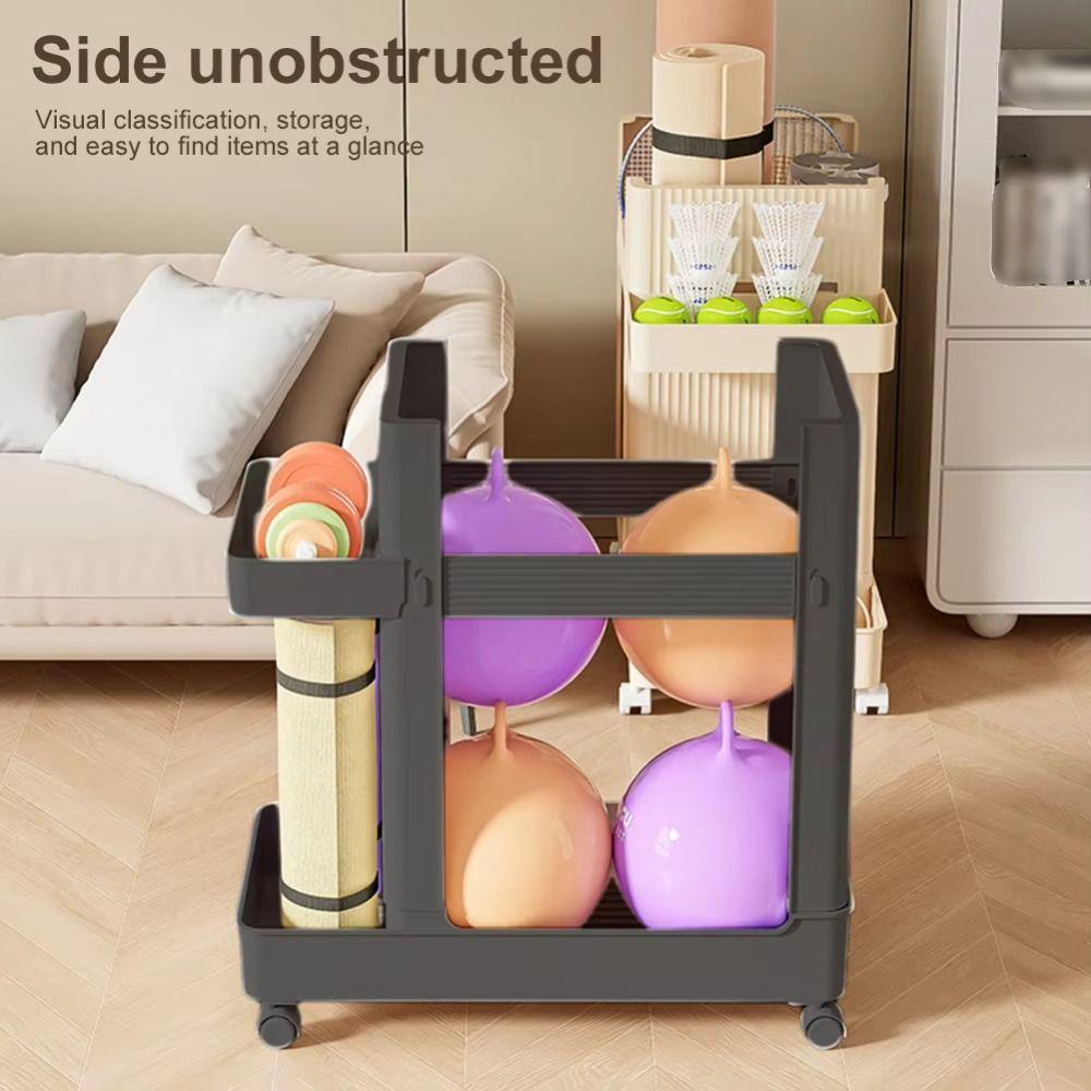 Save Space Yoga Mat Storage Basket Multi-functional Fitness Equipment Organizer  Home