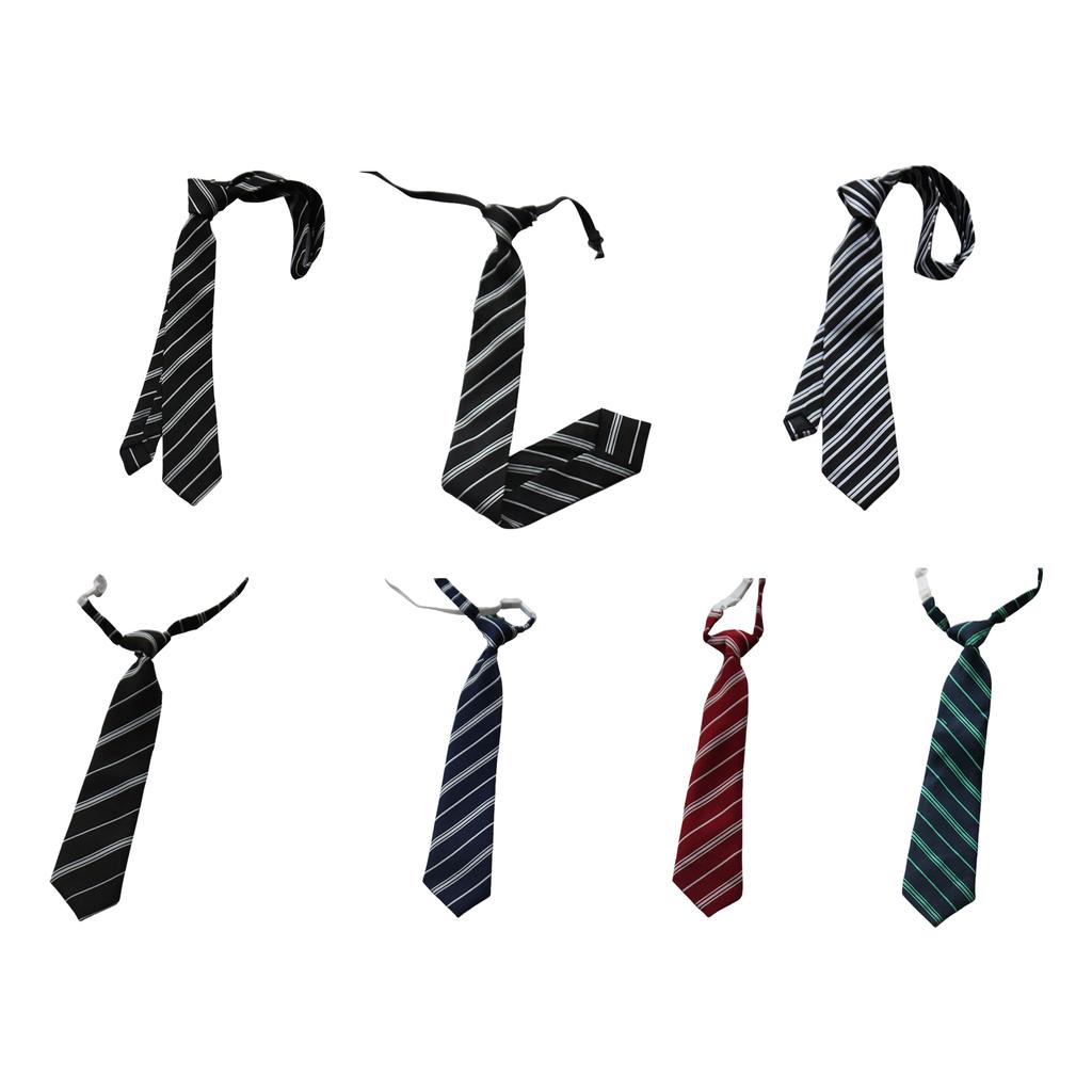Japanese Stripe Necktie Business Multicolor Necktie Casual Versatiles Ties for Business Meetings