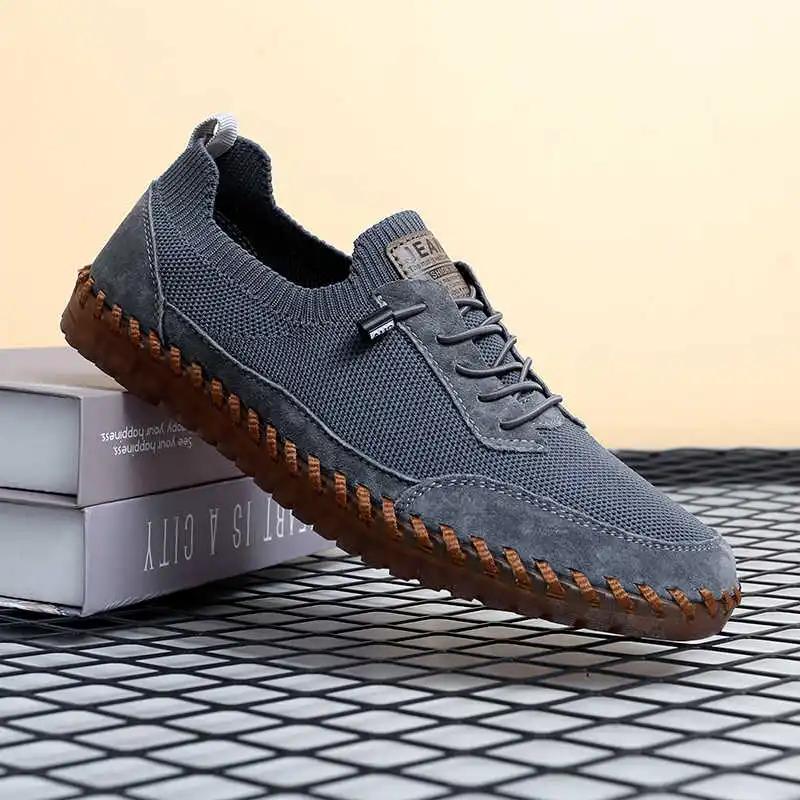 Fashion Short Elastic Laces Men's Sports Shoes Size 46 Casual Tennis For Men Sports Sneakers Men Red Loafers Basquet