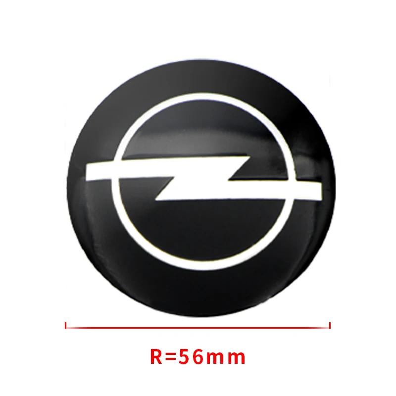 4 Stück 56mm Für Opel Astra j g Insignia Corsa d Vectra c Zafira a Auto Gadgets Auto Radnabenkappe Felgenabdeckung Emblem Aufkleber