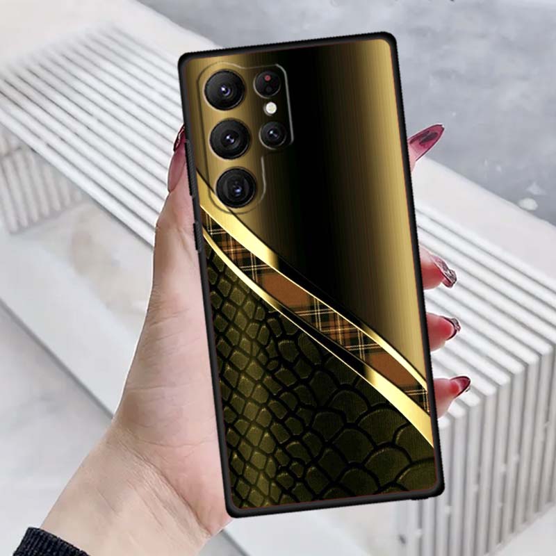 

Mechanical style pattern For Samsung Galaxy S26 S25 S24 S23 S22 S21 S20 Ultra Plus FE 5G Black Soft TPU Phone Case Galaxy S24 FE