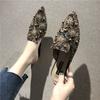 Cool Slippers Women's Wear 2025 New Internet Celebrity Fashion Pointed Head Bag Head Flat Bottom Half Drag Summer Versatile Social Tide Shoes