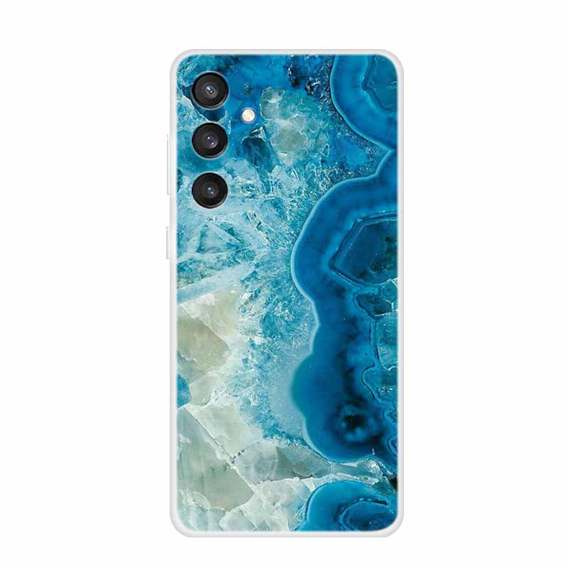 6.7" For Samsung S24 FE 5G Case Marble Soft Clear TPU Silicone Phone Covers for Samsung Galaxy S24 FE Case Bumper S24FE S 24FE