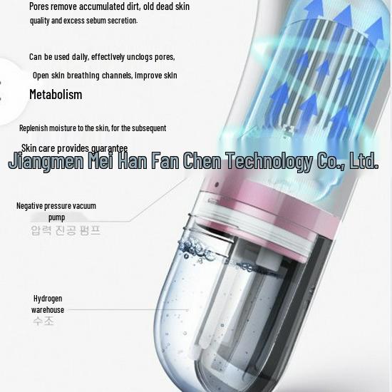 Cross-border Blackhead Remover: Exclusive Bubble Pore Cleaner & Suction Tool with Replacement Head.