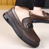 Fashion Summer Designer New Hollow Leather Platform Men's Loafers Fashion Soft Sole Casual Business Man Dress Shoes Sapatos Para Hombre