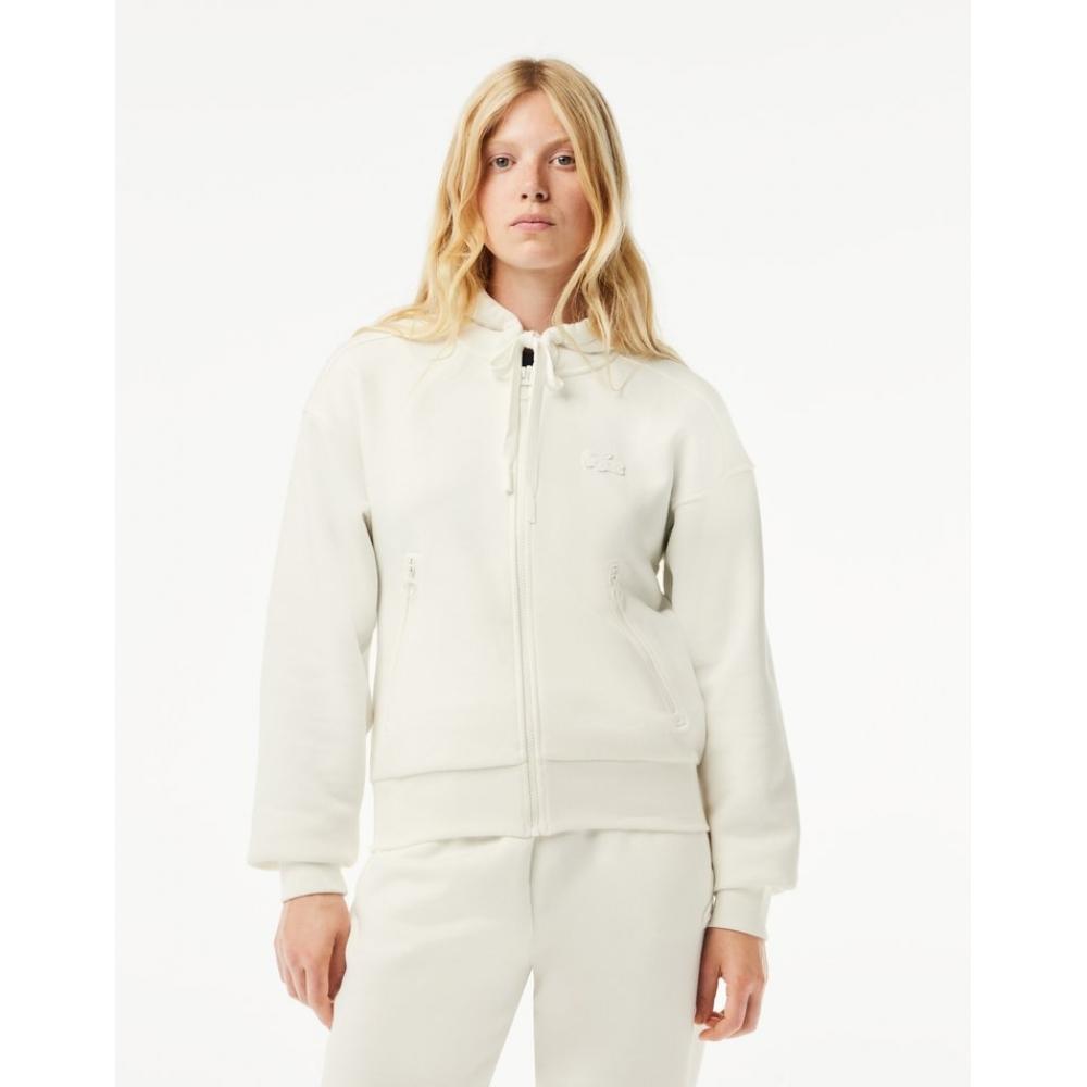 

LacoSTe Women S Hooded Zip Up T ShirT Sf1877 53n 70v 036